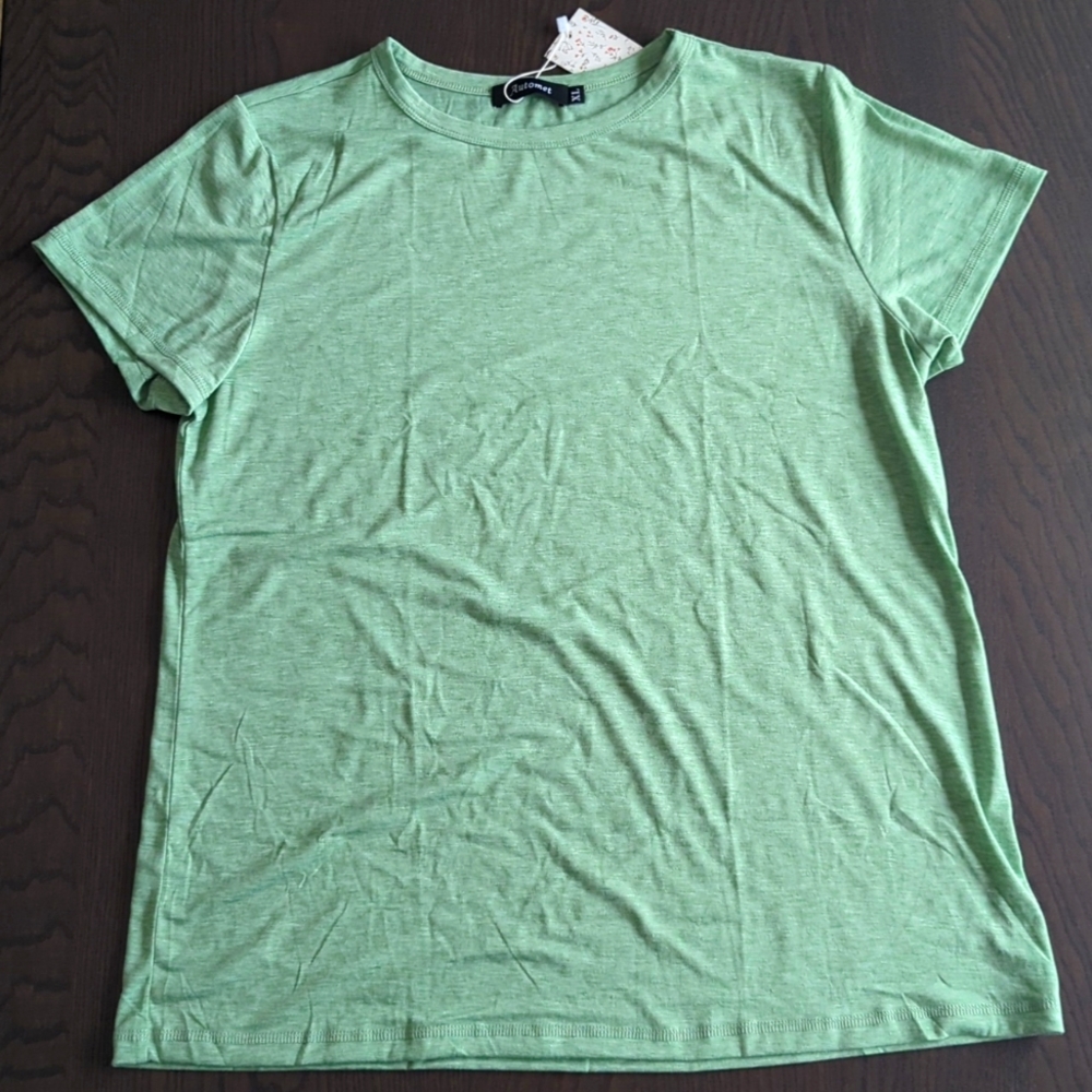 NWT Automet XL Green Short Sleeve Shirt
